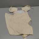 SOLY HUX Women's One Piece Swimsuit Criss Cross Halter Cut Out Bathing Suit with Cover Up (Pure Apricot) S