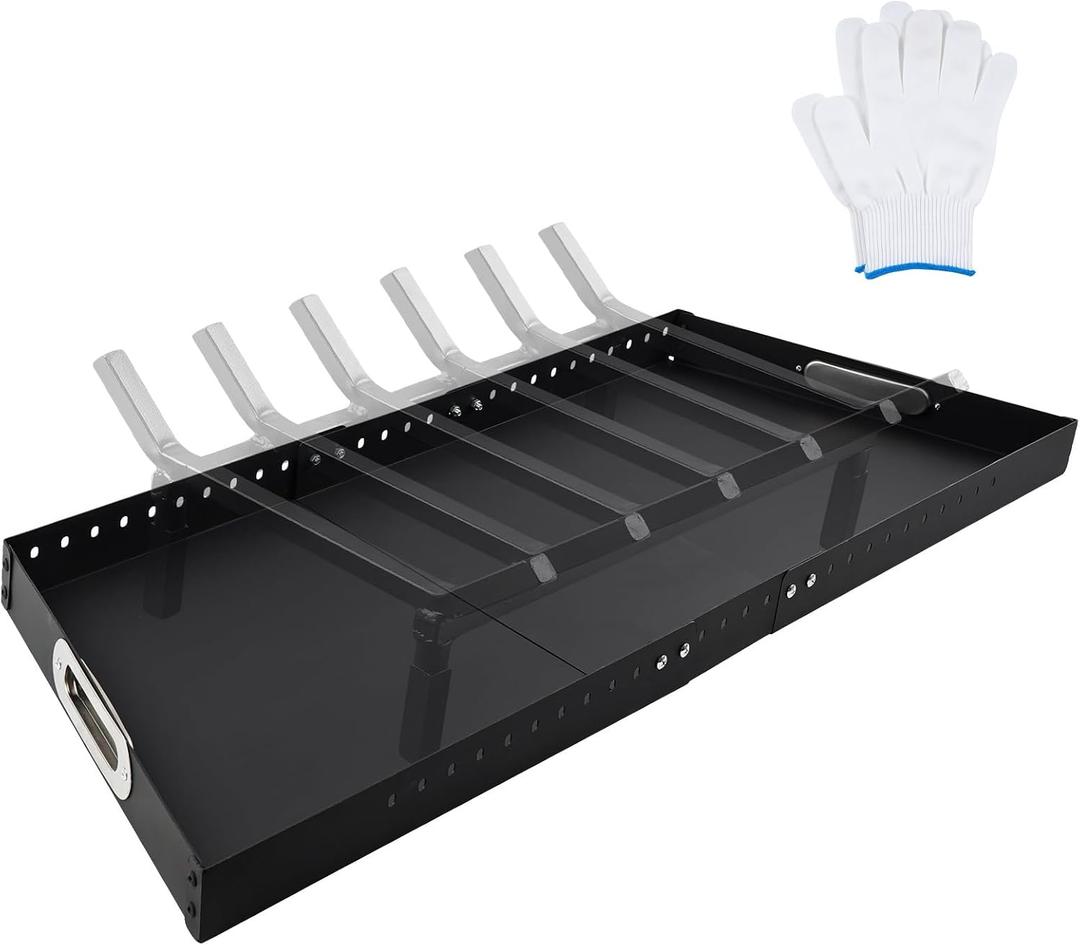 3 Piece Fireplace Tray Ash Pan,Adjustable Fireplace Tray for Up to 38" Fireplace Grates,Expandable Fireplace Ash Pan for Ash Collection,Large Trapezoid Stainless Steel,Fireplace Removable Ash Tray