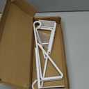 Adjustable Vinyl Fence Hooks for Hanging Plant Fit Fence Widths 0.8-3 Inch, Heavy Duty Fence Plant Hangers for Hanging Plants Bird Feeders, Lights, Basket Over The Fence Plant Hangers Outdoor 4 Pack