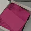 Fuchsia Dinner Napkins Cloth Like with Built-in Flatware Pocket, Linen-Feel Absorbent Disposable Paper Hand Napkins for Kitchen, Bathroom, Parties, Weddings, Dinners or Events, 1/8 Fold, Pack of 50