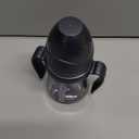 GROSMIMI Spill Proof no Spill Magic Sippy Cup with Straw with Handle for Baby and Toddlers, Customizable, PPSU, BPA Free 6 oz (Charcoal)