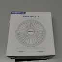 SWEETFULL USB Desk Fan Small Quiet - 3 Speeds Mini Personal Portable Fan 360 Rotation Adjustable, 5.5 Inch Office Table Cooling Gadgets on Desktop (Black)