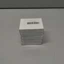 5 x Airtag Holder,Hard PC IML Airtag Case with Keychain Compatible with Apple Air Tag,Dust and Shock Proof Air Tag Holder for Kids,Dogs,Cats,Keys,Luggage-Clear