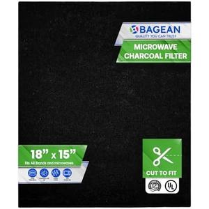 Cut-to-Fit Microwave Filter Replacement - 18” x 15” Activated Carbon Filter Fits Samsung GE LG Frigidaire Whirlpool and More - Charcoal Oven Vent Filters Removes Odors and Freshen Air (1 Pack) Cut-to-Fit Microwave Filter Replacement - 18” x 15” Activated Carbon Filter Fits Samsung GE LG Frigidaire Whirlpool and More - Charcoal Oven Vent Filters Removes Odors and Freshen Air (1 Pack)