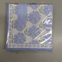 Two's Company Hydrangea 3-Ply Paper Napkins - Elegant Floral Design Cocktail Napkin Set, 20 Pack - Perfect for Special Occasions and Everyday Use (5 x 5 x 0.1 inches)