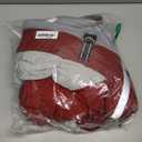 SUNFURA Full Body Dog Coat - Warm Fleece Jacket for Large Dogs, Turtleneck Winter Coats with Harness, Reflective Dog Snowsuit Windproof Puffer Jackets with Legs for Weimaraner, Burgundy, XL