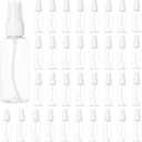 APACALI 50pcs 2 Oz Clear Fine Mist Spray Bottles, Reusable, Leak-Proof, Mini Travel Empty Spray Bottles for Perfume, Plant, etc. (60ml)