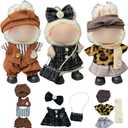 3 Sets Doll Clothes for 15 cm & 17 cm Dolls  Fits Sitting or Standing Figures  Outfits Only (Set 2, Dolls Not Included)