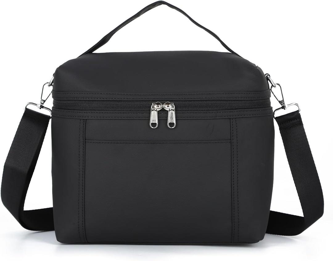 Oweisong Women Men Insulated Lunch Bag Waterproof Thermal Cooler Bag 8L Reusable Lunch Box for Work Picnic Outdoor