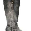 Corkys Footwear Hold Your Horses 1.5-Inch Riding Boots Washed Dark Blue Denim Size 7