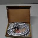 Blissland Shower Hose, 79 Inches Extra Long Stainless Steel Handheld Shower Head Hose with Brass Insert and Nut - Durable and Flexible(Chrome)