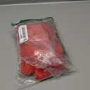 Avidlove Long Sleeve Bodysuits for Women Mock Neck Sheer Mesh Sleeve Bodysuit Double Lined Leotards Shirt Going Out Top (Medium, Red)