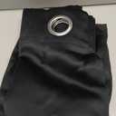 MIULEE Black Blackout Curtains - Bedroom Window Treatment Curtains Thermal Insulated Room Darkening Drapes for Living Room Kitchen Grommet Light Blocking Halloween Drapery 40 x 54 Inches Long 2 Panels