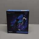 BENGOO G9000 Stereo Gaming Headset for PS4 PC Xbox One PS5 Controller, Noise Cancelling Over Ear Headphones with Mic, LED Light, 7.1 Surround Sound, Soft Memory Earmuffs for Nintendo Xbox Series X|S (Blue)