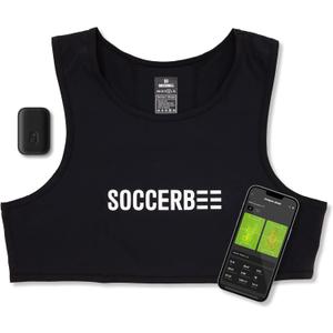 SOCCERBEE-Pro2 - GPS Tracker and Vest for Tracking Activities of Outdoor Sports Athletes Such as Soccer, Football, Rugby, Hockey, and Lacrosse (Extra Small)