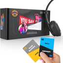 ATG You SAY I Speculation - 2026 New Sorry Board Game Lip Reading Party Fun Games for Adults, The Headphone Challenge TikTok Popular Card Game for 18+ Years Old (2+ Players), Standard Playing Card Size