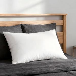 Shilucheng Goose Down Pillow King Size Set of 1 Pack,Hotel Collection 1050+ Fill Power Luxury Bed Feather Pillow for Side Back Stomach Sleepers, Soft 100% Cotton ShellWhite,20" x 36"