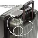 SwissGear 7272 Energie Expandable Hardside Luggage with Spinner Wheels and TSA Lock, Gunmetal, 2-Piece Set (19/27)