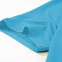 Poetsky 2026 Summer Tunic or Tops for Women to Wear with Leggings Square Neck Casual Long T Shirts with Pockets S-3XL (Blue, S)