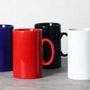 28 OZ Extra Large Ceramic Coffee Mug, M018 Classic Porcelain Boss Super Big Tea Cup with Handle for Office and Home, Red