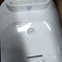 Cat Water Fountain, App Monitoring Separated Clean & Waste Water Wireless Smart Pet Water Fountain, 5000mAh Battery & Plug-in Automatic Water Dispenser for Cats Indoor and 2.4G Wi-Fi, No Filter