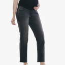 Motherhood Maternity Womens Secret Fit Over The Belly Slim Straight Leg Denim Pregnancy Jeans. S