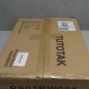 TUTOTAK 2 Tier Printer Stand, Rolling Printer Cart with Power Outlets and USB Ports, Mobile Printer Table with Wheels, for Under Desk, Office, Home, White PS01BW001 (2 tier(15.7 x 11.8 x 15.4inchs))