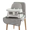 Minnebaby Extra Large Booster Chair Protector Cover, Dining Chair Seat Cover for Booster Seat, Grey