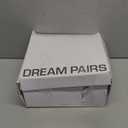 DREAM PAIRS Women's Mid Calf Gogo Boots Platform High Chunky Block Heel Square Toe Ankle Boots (8, Black-pat)