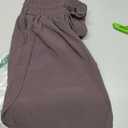 Ksmien Women's 5"/ 7" Athletic Running Shorts Quick Dry Lightweight Workout Gym Shorts with Zipper Pockets UPF 50+ (Purple, L)