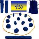 Magnetic Chess Game,Magnet Game with Rope,Magnetic Chess,Magnetic Chess Game with Stones,Magnetic Board Games,Puzzle Strategy Family Game for Family Party (Style 1)