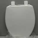 Little2Big Toilet Seat with Built-In Toddler Potty Training Seat, Slow Close, Easy to Install, Made in USA, ELONGATED, White