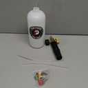 Tool Daily Foam Cannon with Dual Connector Accessory, 1/4 Inch Quick Connector, 5 Pressure Washer Nozzle Tips, 1 Liter