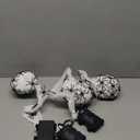 FUNPENY 3.2FT Halloween Decoration Hanging Light Up Spider Egg Sacs 3 Packs, Gift for Halloween Party Favors Games, Sacks Props for Halloween, Birthday Indoor Outdoor Decor (Purple)