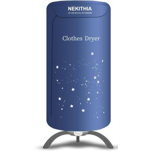 Portable Clothes Dryer Upgraded to Quickly Dry A Large Number of Clothes and Shoes. Travel Mini 900w Dryer Machine, Compact Portable Dryer for Family, Apartment, RV and Travel