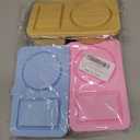 3Pack Reusable Silicone Snack Containers with Lids for Kids & Adults Double Compartment Silicone Snack Container Mini Snackle Boxs for Lunch Picnic Office Travel Spring Trip