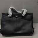 LOVEVOOK Laptop Tote Bag for Women 15.6 Inch Waterproof Leather Computer Bags Business Office Work Briefcase Black