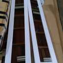 FREDBECK Preassembled Bifold Mirrored Barn Doors for 24x80 Opening,Interior folding Closet Door and Hardware Kit Included, PVC Surface, White,for Pantry,Laundry Room