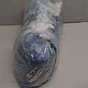 Small Bathroom Rug 17x24 Non Slip Blue Fluffy Bath Mat for Bathroom Floor Washable Plush Luxury Bath Rug for Tub Soft Shaggy Absorbent Shower Mat