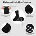 2 x 10 Pack Baby and Toddler Socks,Soft Cotton Crew Socks with Non-Slip Grips for Infants,Boys and Girls,12-24 Months,(DarkGreen/Magenta/Caramel/Maroon/Cream)