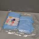 G2PLUS Blue Organza Bags 4x6 in, 100PCS Drawstring Organza Bags, Sheer Mesh Jewelry Pouches, Baby Blue Sheer Candy Pouches for Baby Shower, Bridal Shower, Wedding Party Favors