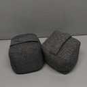 4.4 Lbs Decorative Door Stopper 2 Set, Heavy Duty Door Stopper for Bottom of Door, Weighted Fabric Door Stopper for Bedroom, Living Room, Office