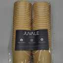 Juvale 50 Pack Brown Paper Ice Cream Cups, Disposable Dessert Bowls for Sundae Bar, Frozen Yogurt (5 ounces)