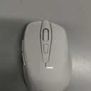 TECKNET Wireless Mouse, 2.4G Ergonomic Optical Mouse, Computer Mouse for Laptop, PC, Computer, Chromebook, Notebook, 6 Buttons, 24 Months Battery Life, 2600 DPI, 5 Adjustment Levels - White