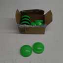 MECCANIXITY Touch Tap Light LED Push Night Light AAA Battery Powered 3.8inch for Closet Cabinet Stair Camping Green Pack of 3