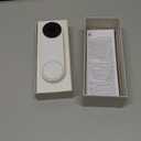 Google Nest Doorbell (Wired, 3rd Gen) - 2K Video and Gemini, Live View, Night Vision, 2-Way Audio - Works with Google Home - 2025 Model - Snow