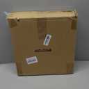 BSRHOME 12x12 Picture Frame Set of 9, Display Pictures 8x8 with Mat or 12x12 without Mat, Multi Collage Gallery Square Photo Frames for Wall or Tabletop, Distressed Gray