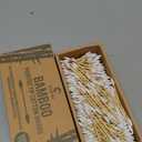Precision Tip Bamboo Cotton Swabs 500 Count | Eco-Friendly & Pure Cotton Buds | Double Tipped Sticks | 100% Plant-Based & Natural | Perfect for Nails & Makeup, Fine Cleaning, Arts & Crafts