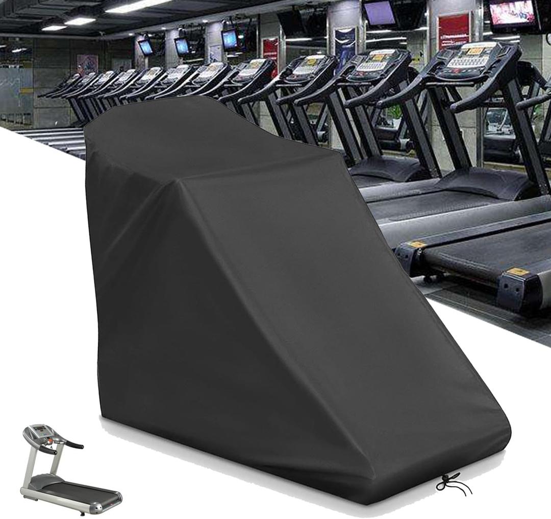 Waterproof Treadmill Cover for Outdoor Indoor Protection - One-Sizes-Fits-All Protective Dustproof Covers for Garage Running Equipment Commercial Exercise Machine - 420D Oxford Quality
