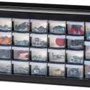 IRIS USA Plastic Storage Drawers, Made in USA, 26-Drawer Organizer Cabinet, Stackable Teacher Toolbox for Crafts, Stickers, Crayons, Markers, Beads, Hardware, Building Bricks, Garage Storage Black